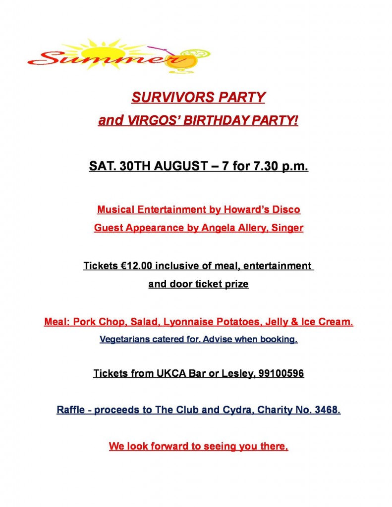 survivors party 30.08.14